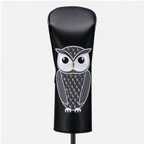 Premium Leather High Quality Embroidery Printed Wood Iron Putter Custom Golf Club Headcover Leather Golf Head Covers