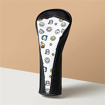 PU Leather Glof Driver Club Head Covers &Pattern Custom